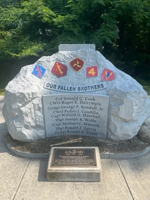 fallen brothers USMC Fallen Brothers Monument at Camp Lejeune, NC