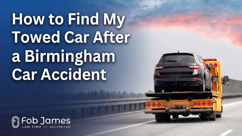how to find my towed car birmingham