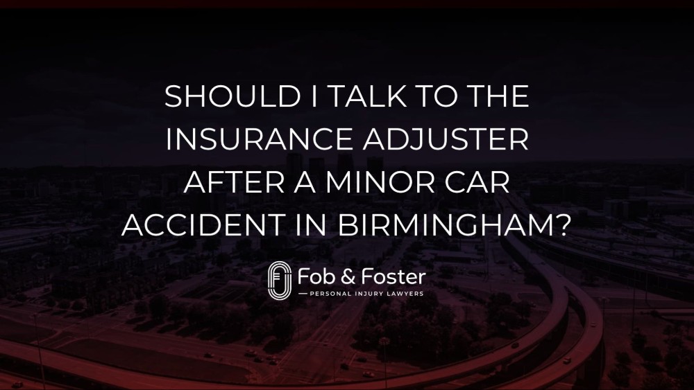 minor car accident insurance claim