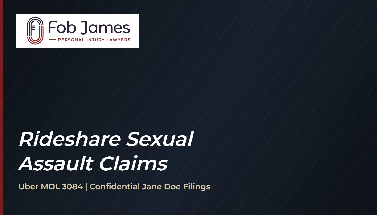 Uber and Lyft rideshare sexual assault lawsuit attorneys