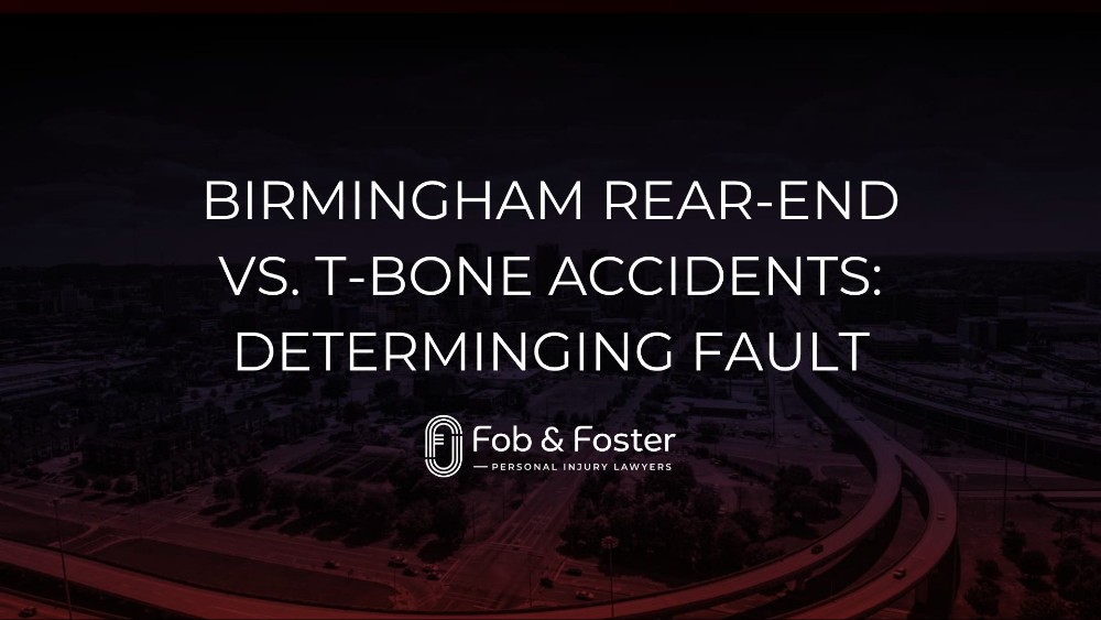 rear-end vs t-bone accidents birmingham